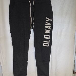 Old Navy Charcoal Joggers with Logo